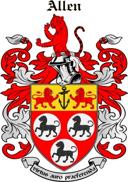 Alleyn family crest