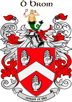 BYRNE family crest