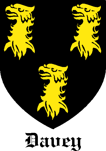 DAVEY family crest