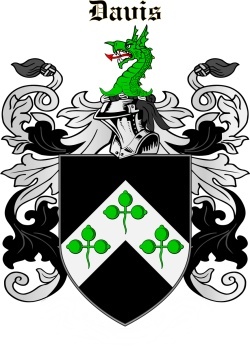 DAVIS family crest DAVIS family crest