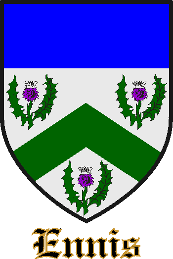 ENNIS family crest ENNIS family crest