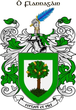 FLANAGAN family crest FLANAGAN family crest