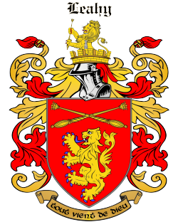 LEAHY family crest LEAHY family crest
