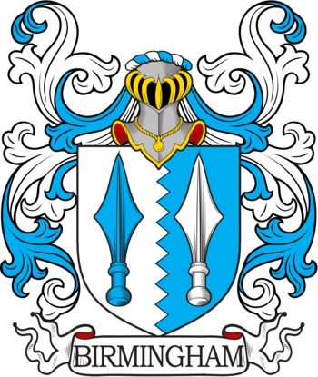 BIRMINGHAM family crest BIRMINGHAM family crest