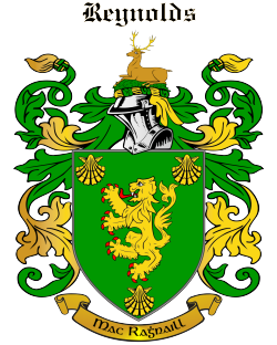 REYNOLDS family crest REYNOLDS family crest